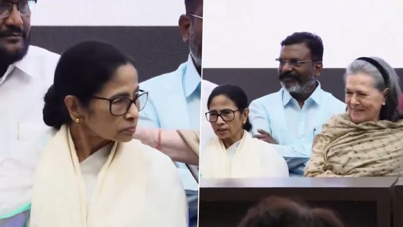 Sonia Gandhi’s Gesture Towards Mamata Banerjee Steals Spotlight At INDIA Bloc Meet