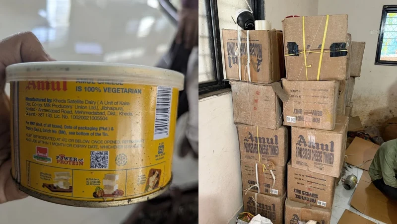 Pune FDA Seizes Fake Amul Cheese and Prohibited Tobacco Worth ₹30.89 Lakh
