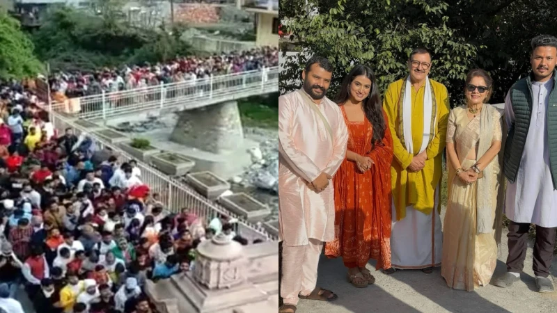 Hanuman Ansh team visit Neem Karoli Baba at Nainital's Kainchi Dham, after director Vishal Chaturvedi warns of overcrowding