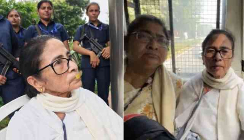 Mamata Banerjee, Kejriwal Among Opposition Leaders Detained at Delhi Protest