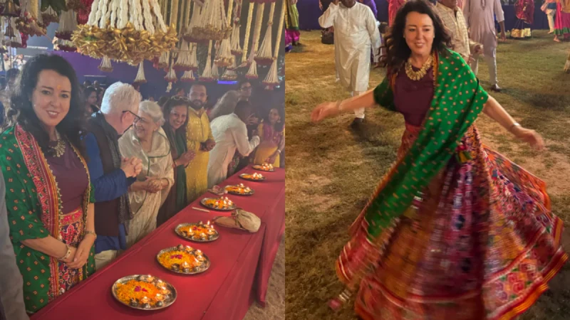 Diplomacy, But Make It Garba: Swiss Ambassador Joins 50,000 for Vadodara’s Navratri Night