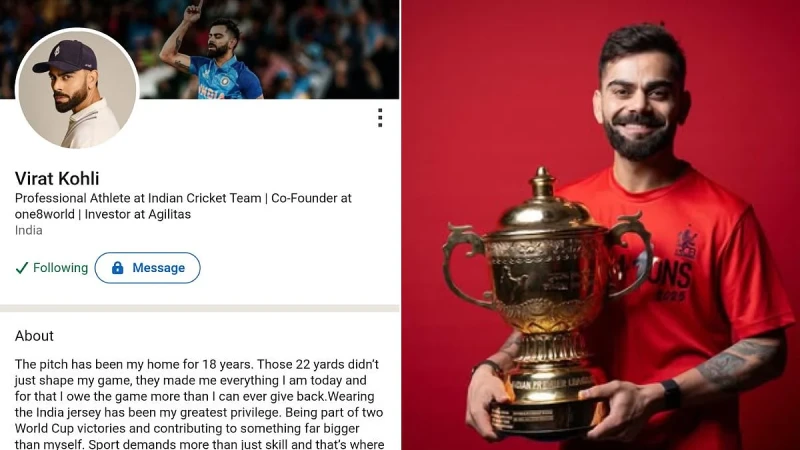 Virat Kohli Joins LinkedIn, But His Game Plan Goes Beyond Cricket