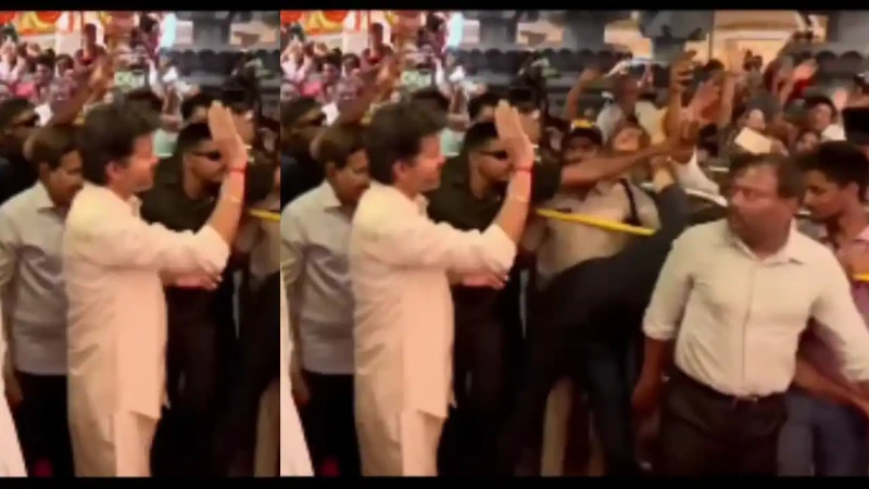 CM Vijay Goes Traditional in Dhoti for Kanaka Durga Temple Visit Amid Navratri