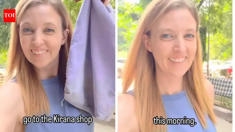 Blinkit Who? US Woman in Delhi Shows Off Her Under 1 Minute Kirana Run