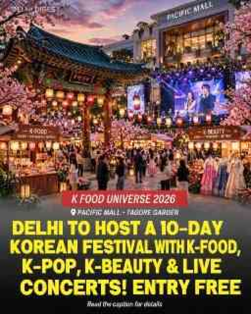 When You Realise Seoul Is Too Far But Delhi Is Hosting a Free 10-Day Korean Fest! 🍜✨