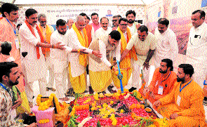 A new spiritual landmark is coming! The ₹85-crore Maa Baglamukhi Devi Lok project has begun ✨