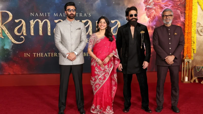 ✨ Ramayana Goes Full Royal in LA! Ranbir, Sai Pallavi and Yash Bring Desi Grandeur to the Red Carpet 👑